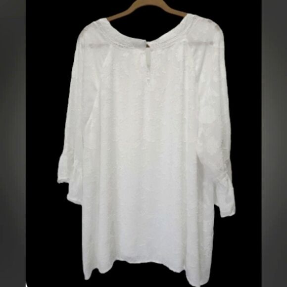 Honey Belle Womans, Floral Lace Blouse, Size 3X - Picture 2 of 6